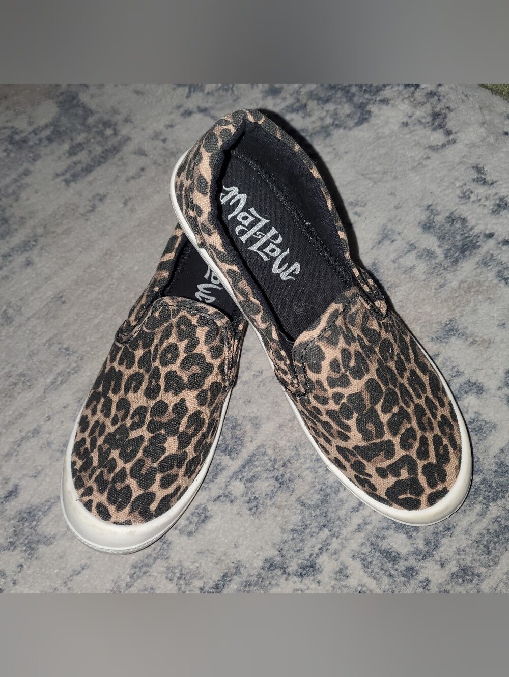 Leopard Slip-On Sneakers in Brown - Picture 2 of 5